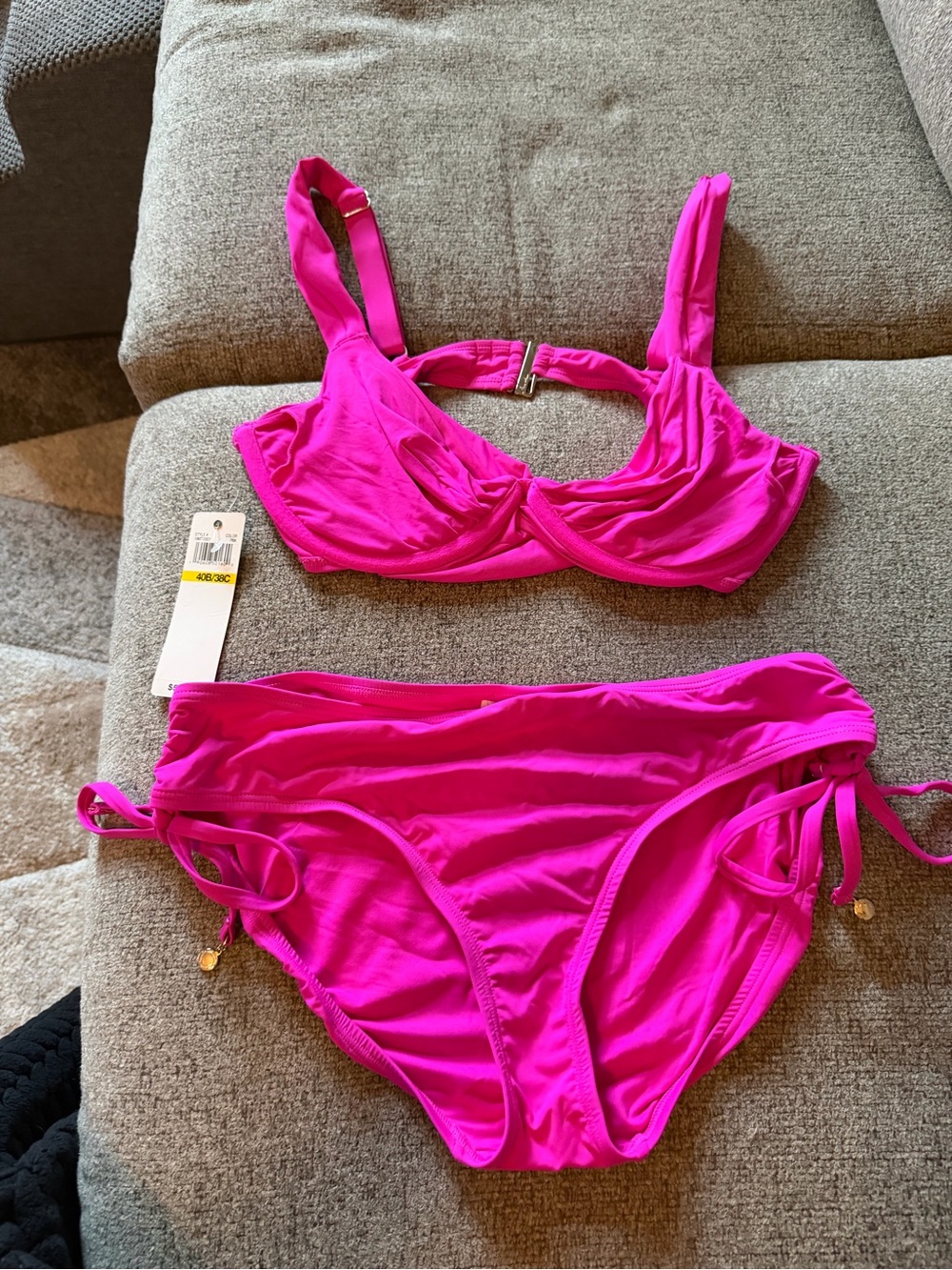 NWTs. Never Worn. Anne Cole Fuschia Pink Women’s Bikini Set - 38/40C XL
